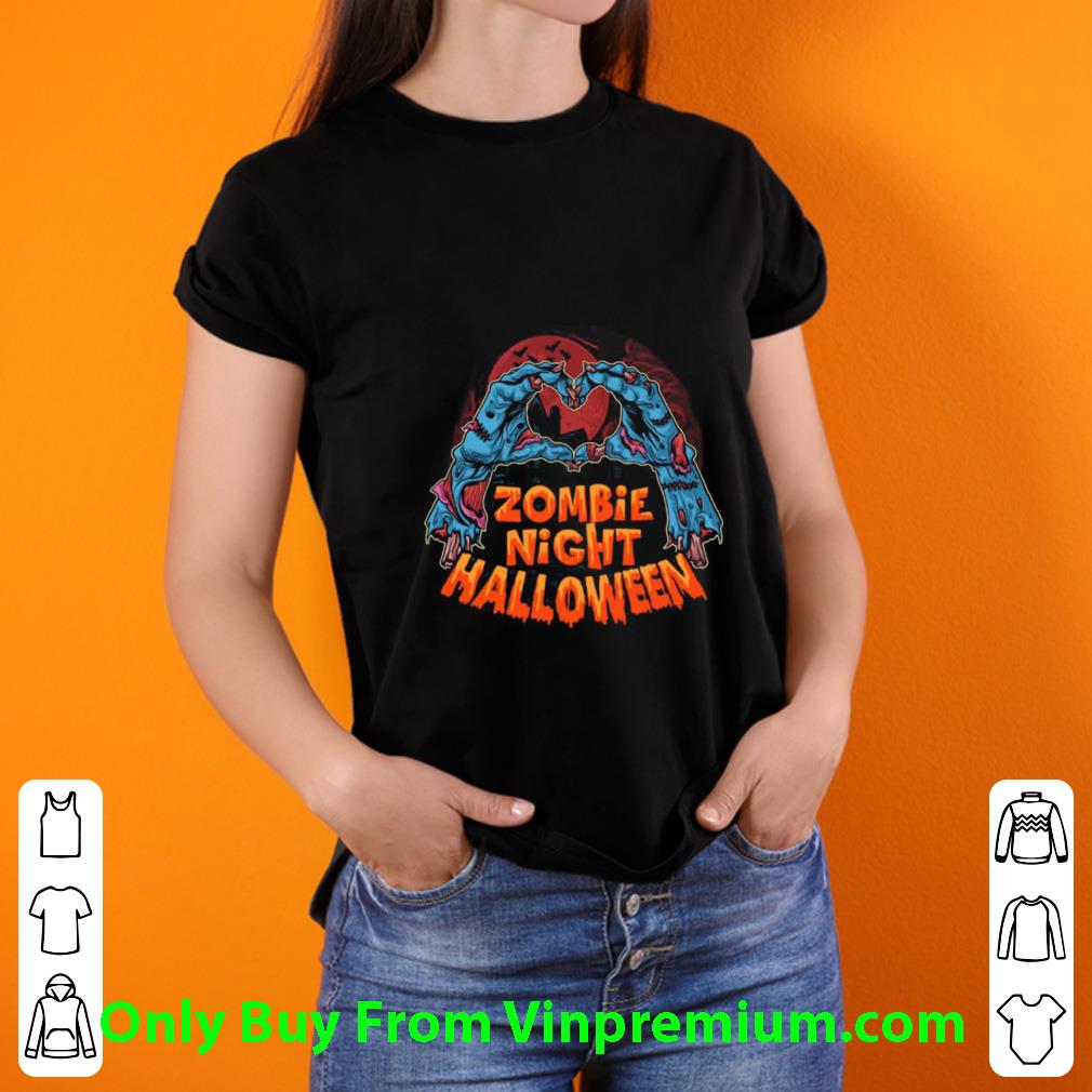 Premium Zombie Night Halloween shirt 0967c355 premium zombie night halloween shirt 4 - Premium Zombie Night Halloween shirt