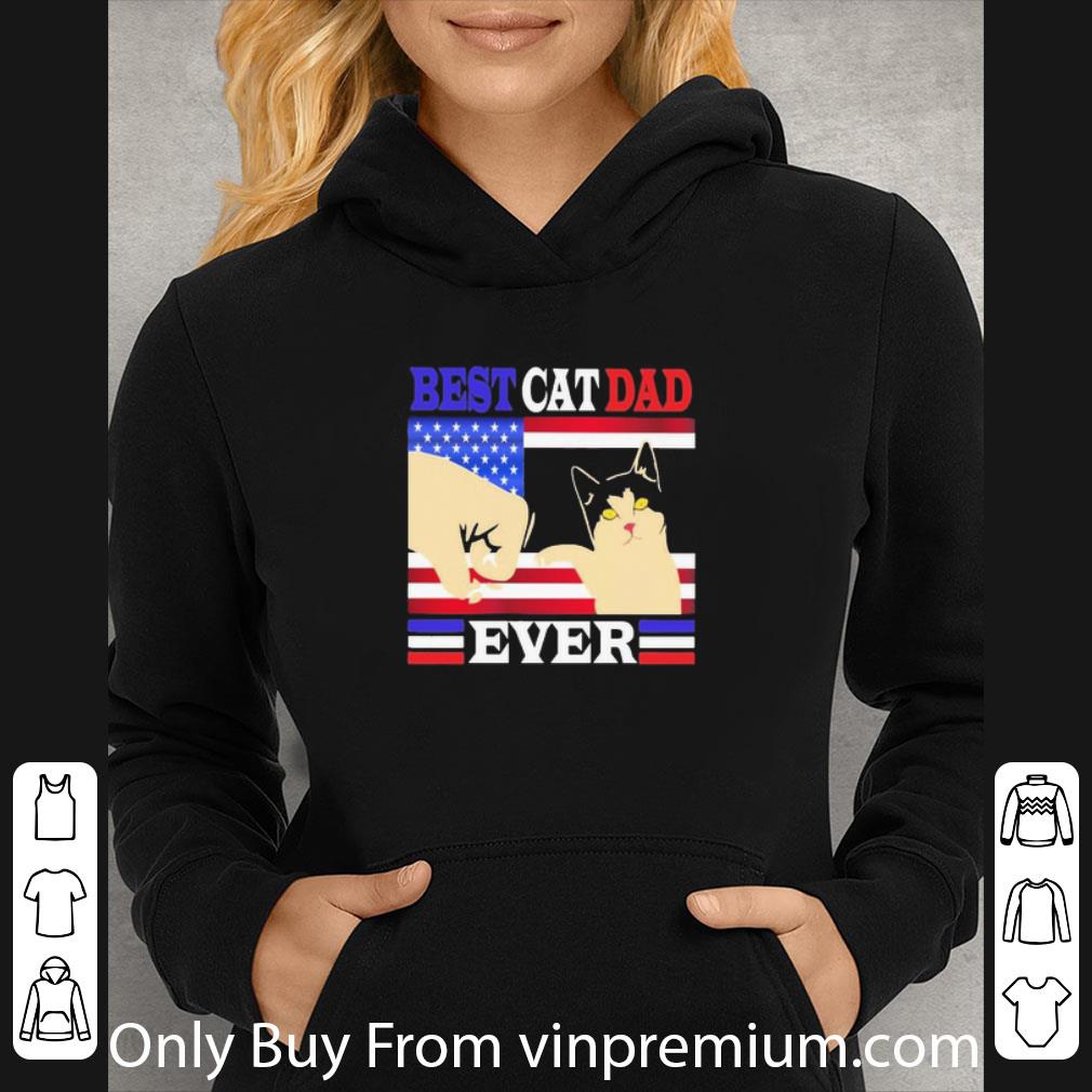 20dc0a56 top best cat dad ever american flag shirt 4 - Top Best Cat Dad Ever American Flag shirt
