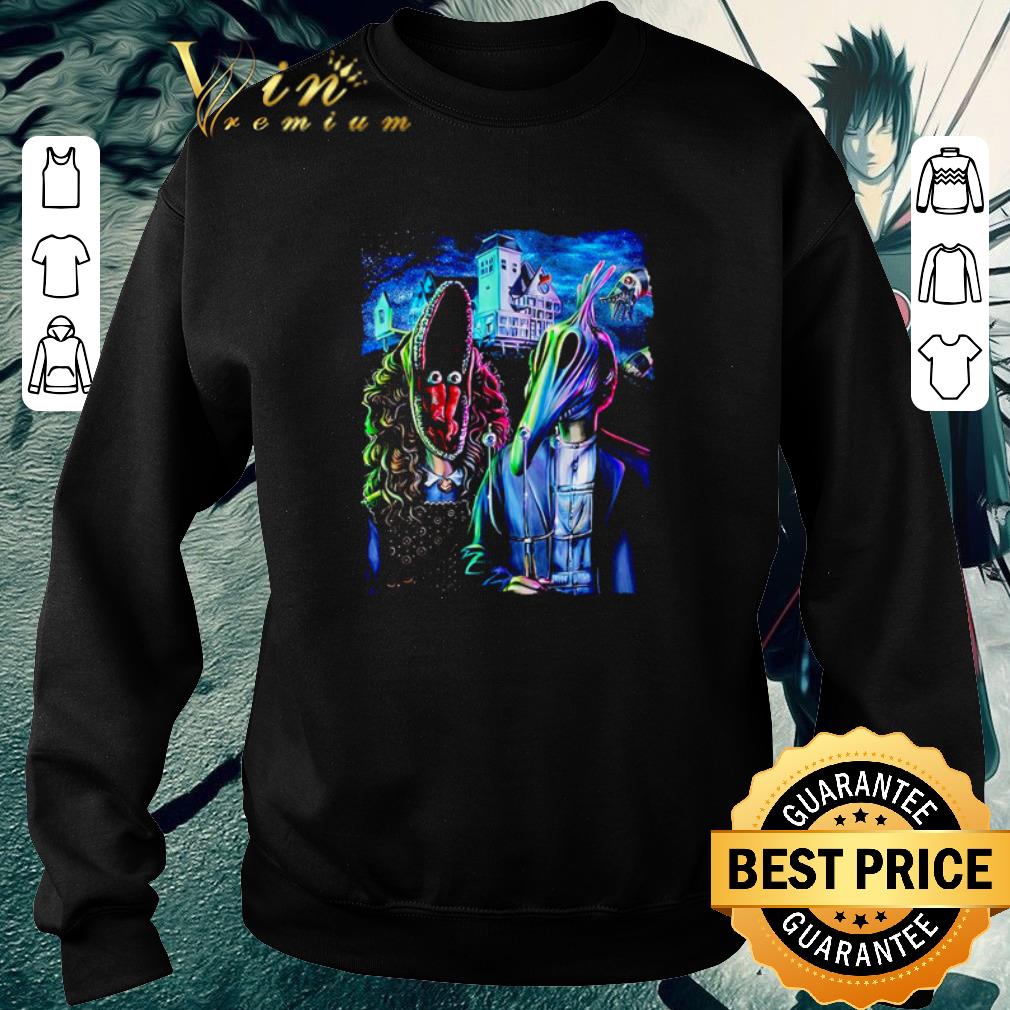 5d91b555 hot tim burton beetlejuice as adam and barbara shirt 4 - Hot Tim Burton Beetlejuice as Adam and Barbara shirt