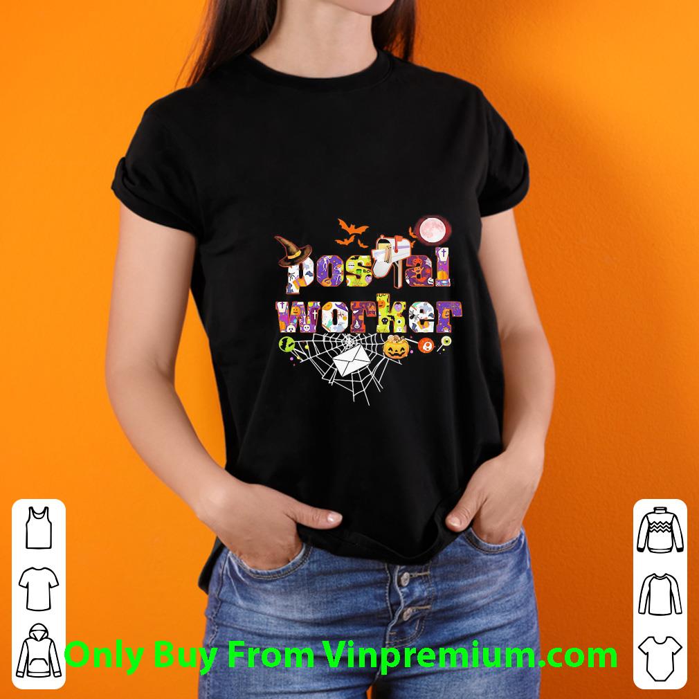 9bf1c63c original postal worker happy halloween shirt 4 - Original Postal Worker Happy Halloween shirt