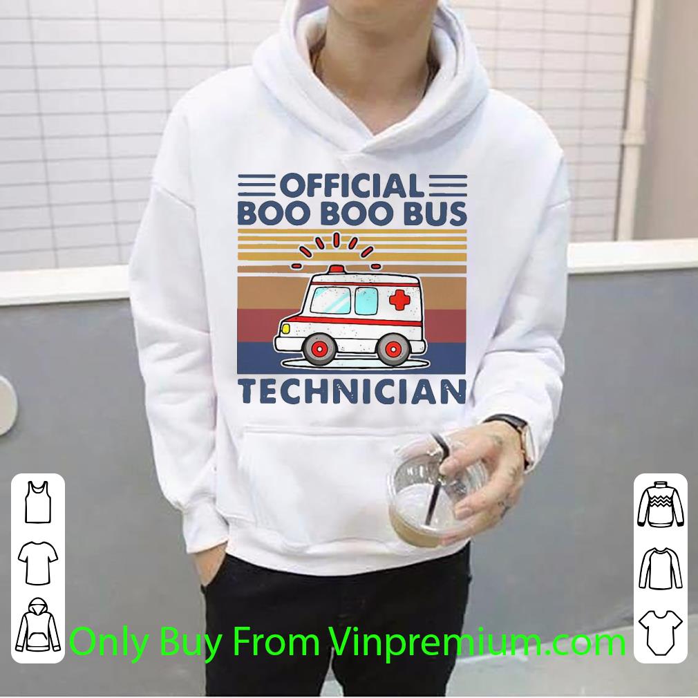 Premium Vintage Paramedic Official Boo Boo Bus Technician shirt aeb01185 premium vintage paramedic official boo boo bus technician shirt 4 - Premium Vintage Paramedic Official Boo Boo Bus Technician shirt