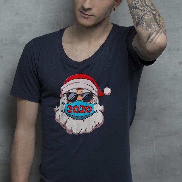 cec9d846 nice santa claus face mask glasses 2020 shirt 4 - Nice Santa Claus Face Mask Glasses 2020 Shirt