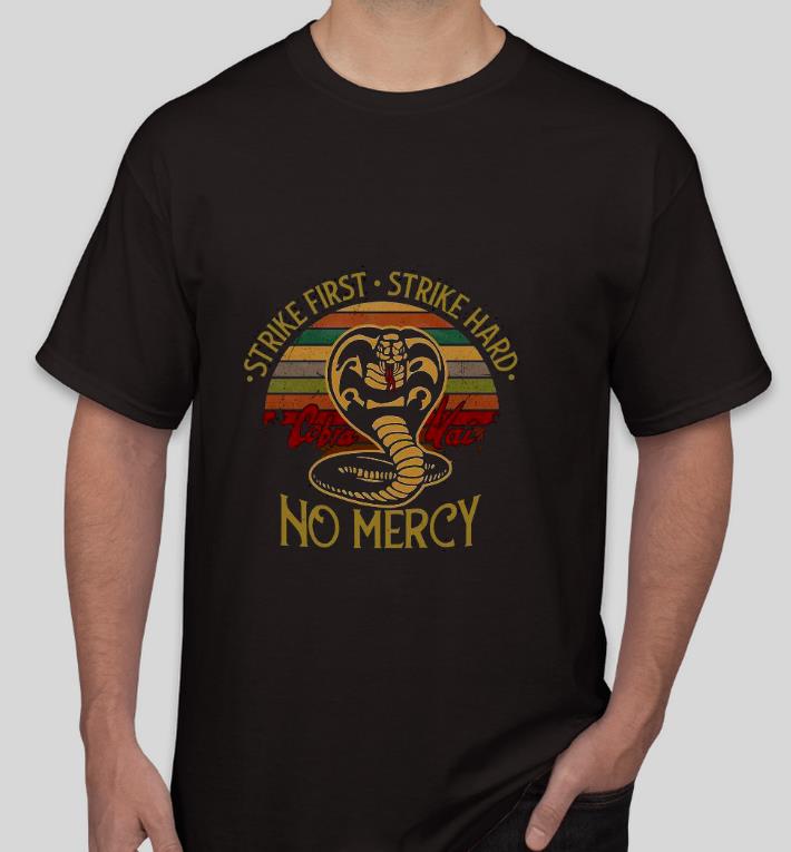 Premium Strike First Strike Hard No Mercy Vintage Shirt f1ef447a premium strike first strike hard no mercy vintage shirt 4 - Premium Strike First Strike Hard No Mercy Vintage Shirt
