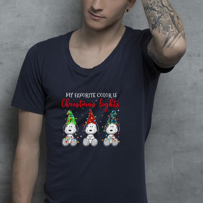Nice Snoopy My Favorite Color Is Christmas Lights Shirt 02673cc9 nice snoopy my favorite color is christmas lights shirt 4 - Nice Snoopy My Favorite Color Is Christmas Lights Shirt
