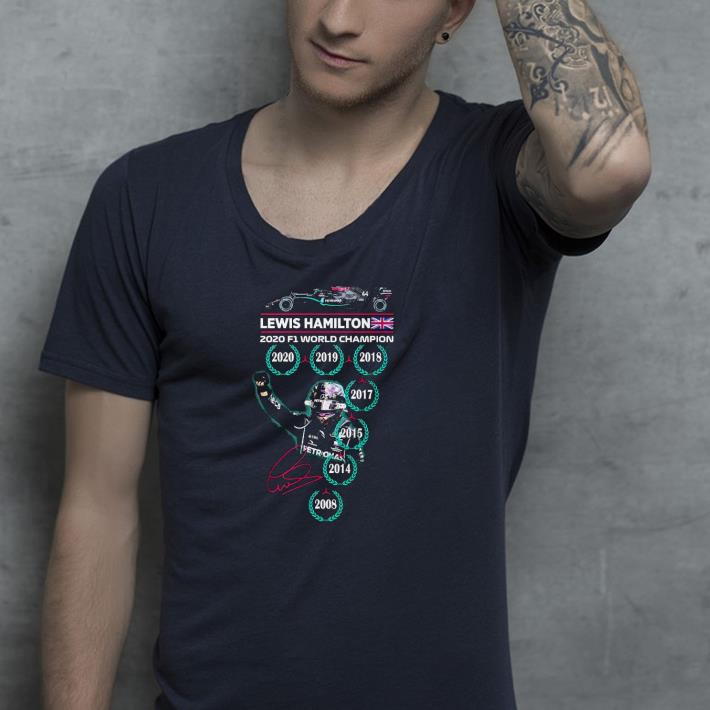 2a32f93e nice lewis hamilton 2020 f1 world champion shirt 4 - Nice Lewis Hamilton 2020 F1 World Champion Shirt