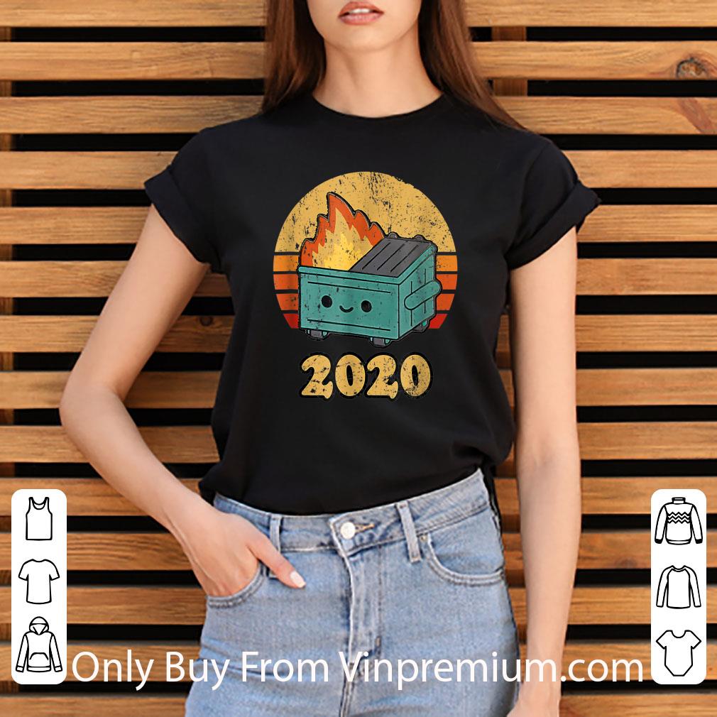 3a8f4053 pretty 2020 dumpster fire retro sunset shirt 4 - Pretty 2020 Dumpster Fire Retro Sunset shirt