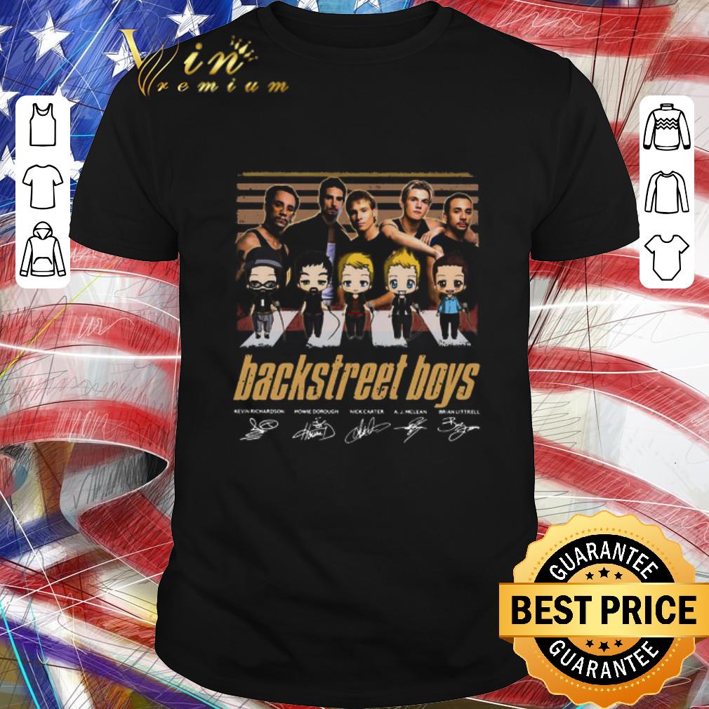 Top Backstreet Boys Chibi Signatures shirt