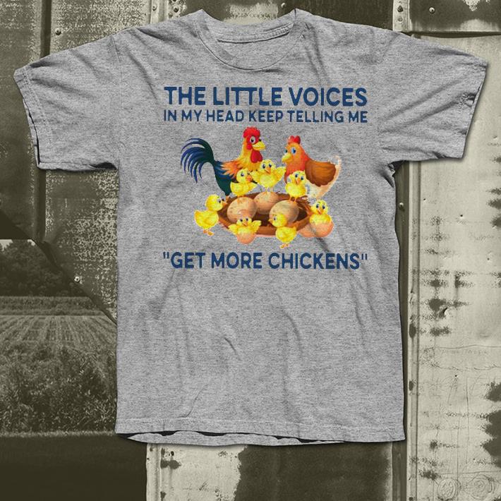 Nice The Little Voices In My Head Keep Telling Me Get More Chickens Shirt f7fdf617 nice the little voices in my head keep telling me get more chickens shirt 4 - Nice The Little Voices In My Head Keep Telling Me Get More Chickens Shirt