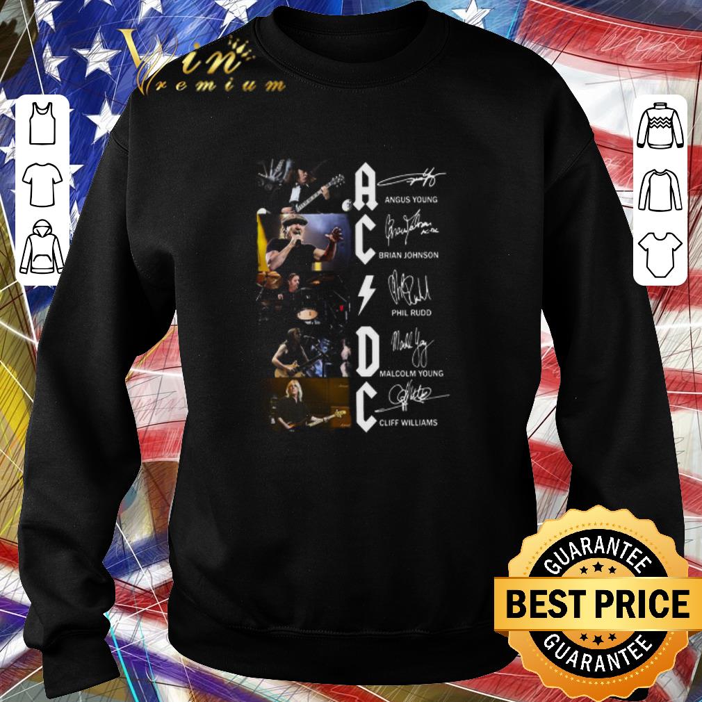 080ebda3 funny ac dc angus young brian johnson phil rudd malcolm young cliff williams signatures shirt 4 - Funny Ac Dc Angus Young Brian Johnson Phil Rudd Malcolm Young Cliff Williams Signatures shirt