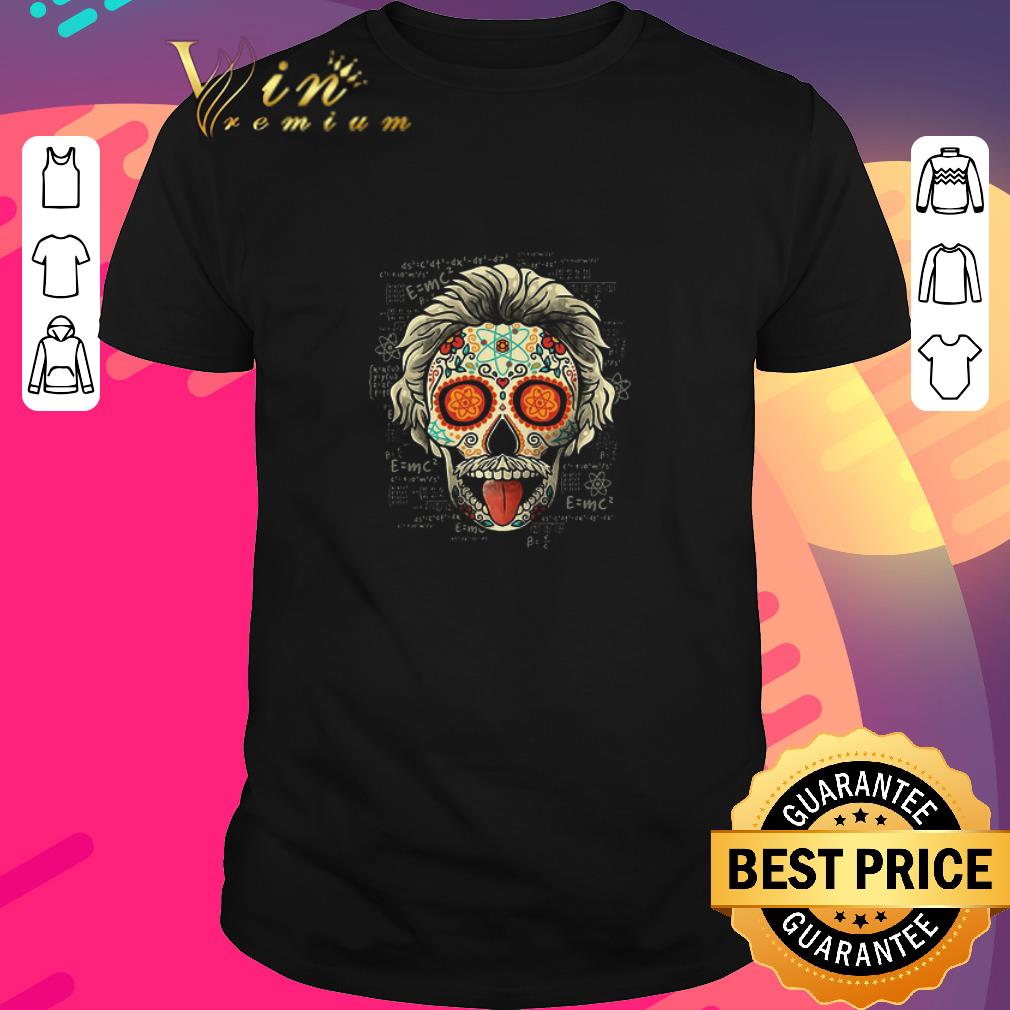 Nice Albert Einstein Skull shirt