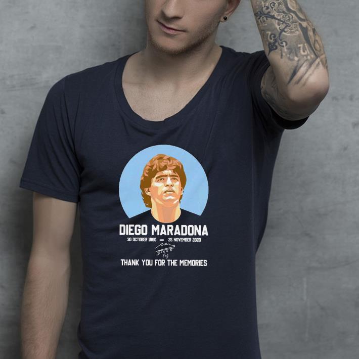 Nice Diego Maradona 30 October 1960-25 November 2020 Thank You For The Memories Signature Shirt 68af923e nice diego maradona 30 october 1960 25 november 2020 thank you for the memories signature shirt 4 - Nice Diego Maradona 30 October 1960-25 November 2020 Thank You For The Memories Signature Shirt