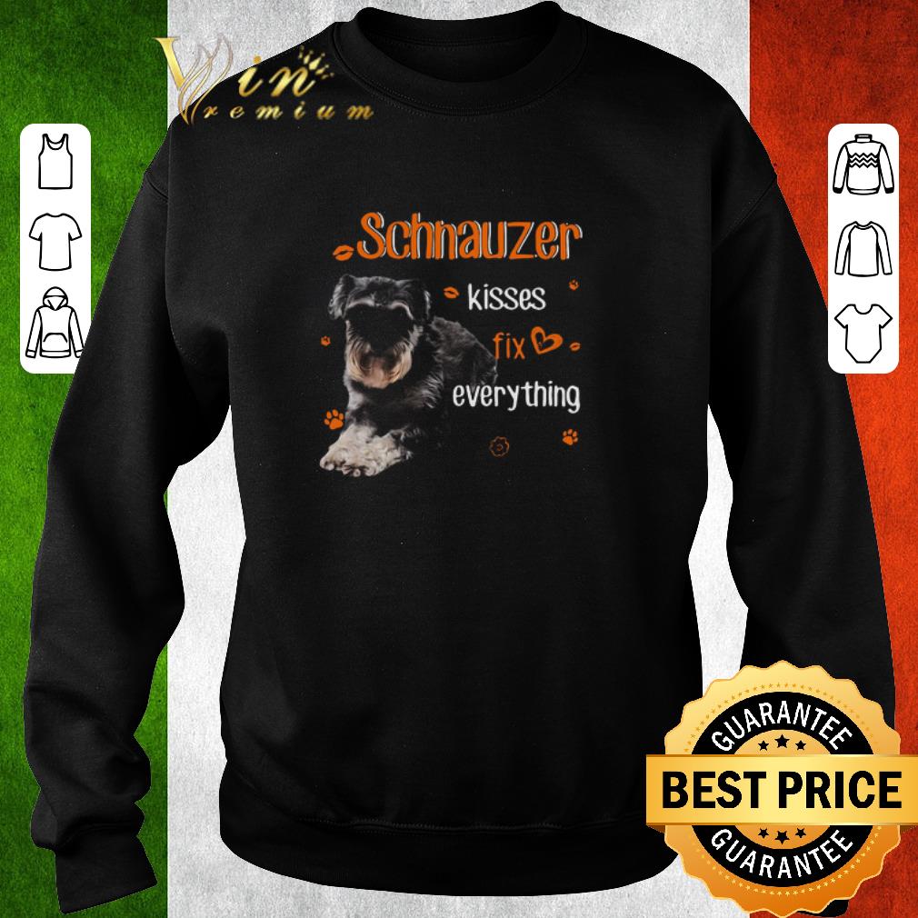 Premium Schnauzer Kisses Fix Everything shirt 75ba6d2a premium schnauzer kisses fix everything shirt 4 - Premium Schnauzer Kisses Fix Everything shirt