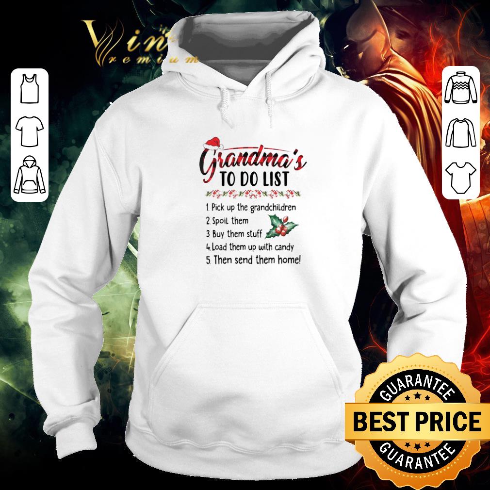 dec6ca96 original grandma s to do list pick up the grandchildren spoil them buy them stuff shirt 4 - Original Grandma’s To Do List Pick Up The Grandchildren Spoil Them Buy Them Stuff shirt