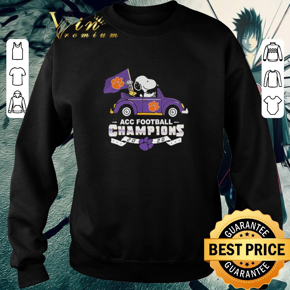 19302bf9 nice clemson tigers snoopy and woodstock diver car acc football champions 2020 shirt 4 - Nice Clemson Tigers Snoopy and Woodstock diver car Acc football Champions 2020 shirt