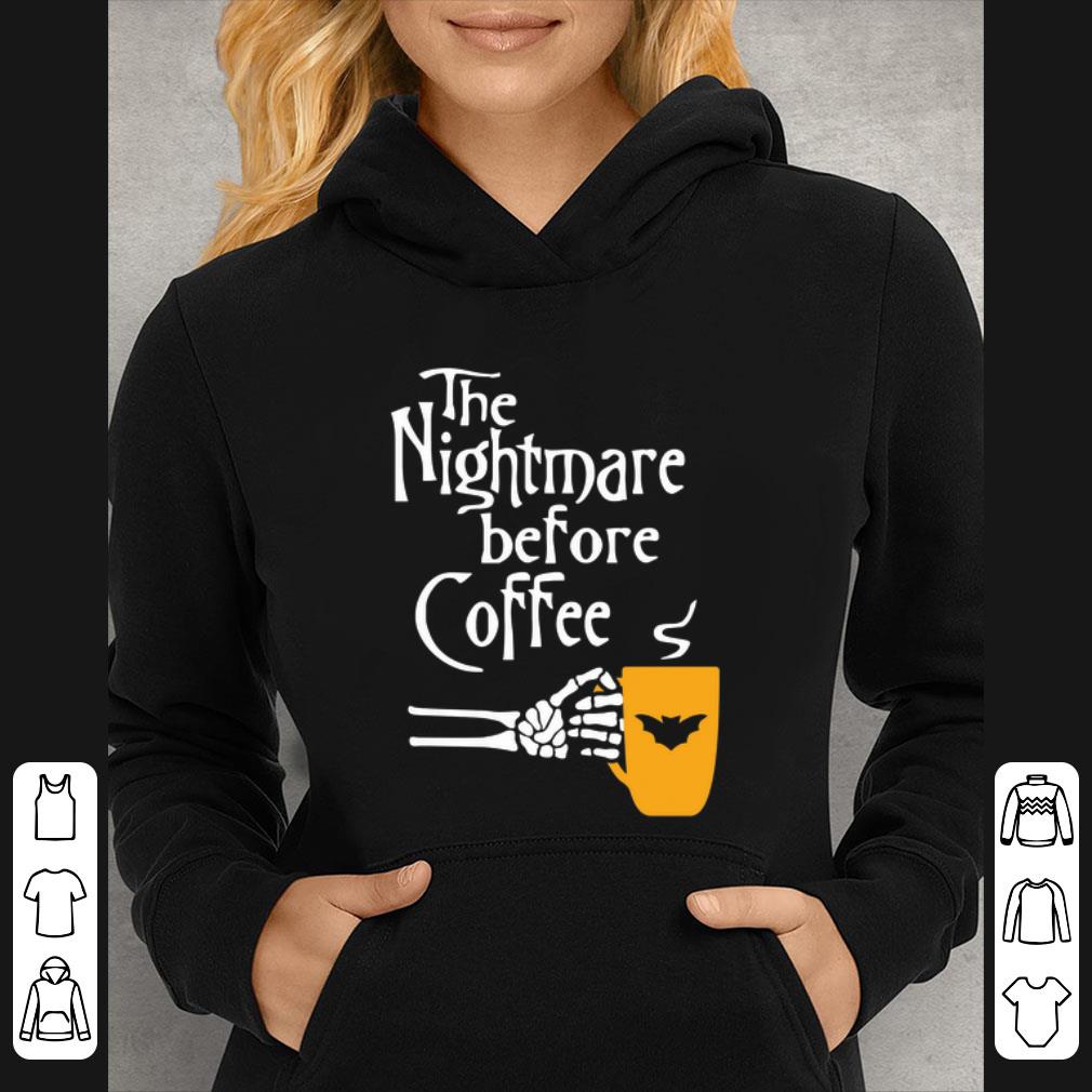 238a1202 premium the nightmare before coffee logo batman shirt 4 - Premium The Nightmare Before Coffee logo Batman shirt