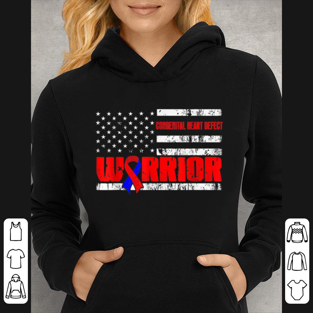 404cb4c3 hot congenital heart defect warrior awareness usa flag shirt 4 - Hot Congenital Heart Defect Warrior Awareness USA Flag shirt