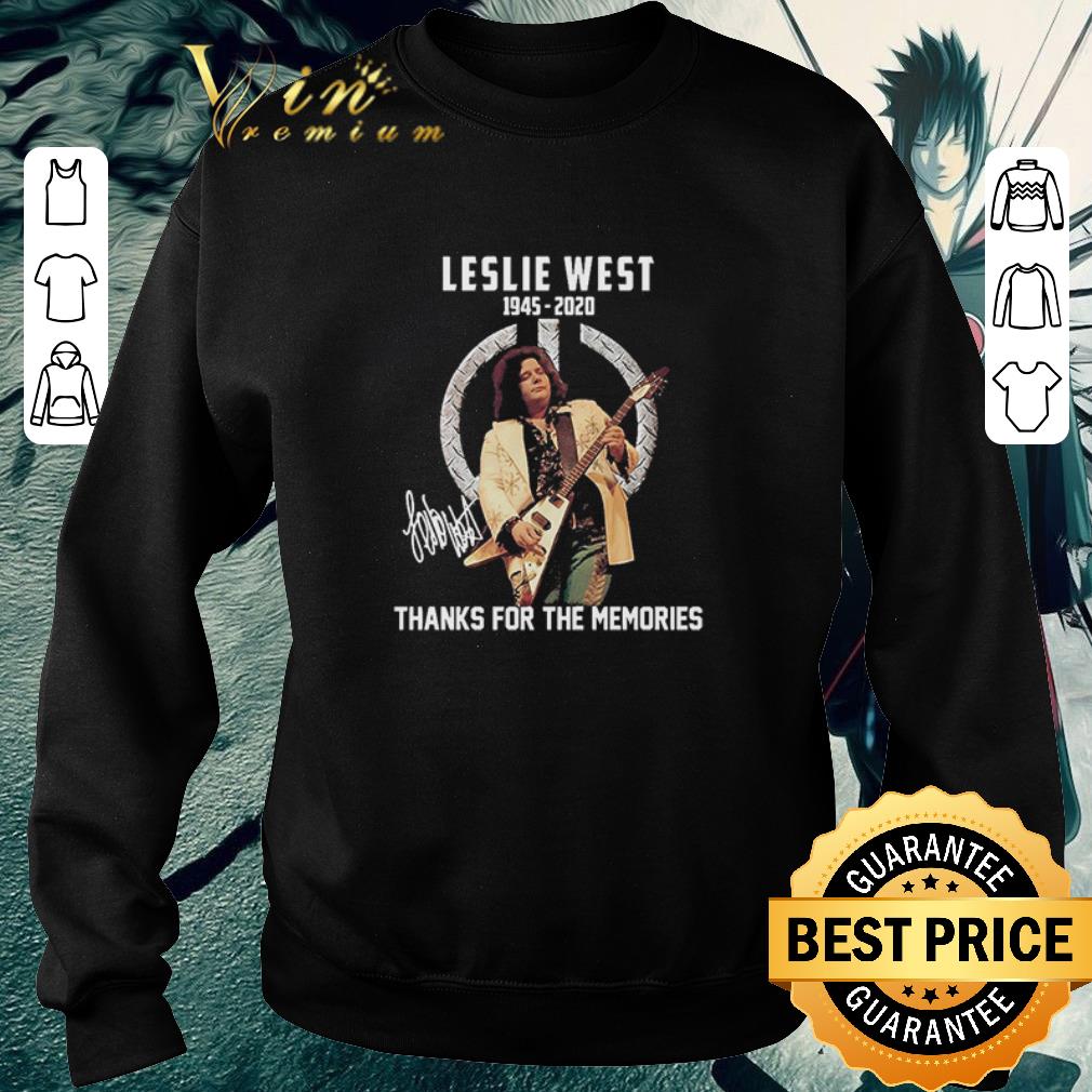 5f507642 top leslie west 1945 2020 thank you for the memories signature shirt 4 - Top Leslie West 1945 2020 Thank You For The Memories Signature shirt