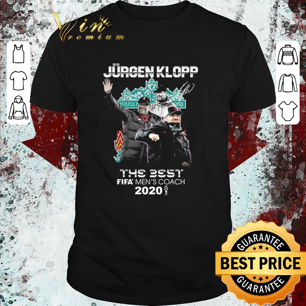 Top Jurgen Klopp The Best Fifa Men’s Coach 2020 Signature shirt