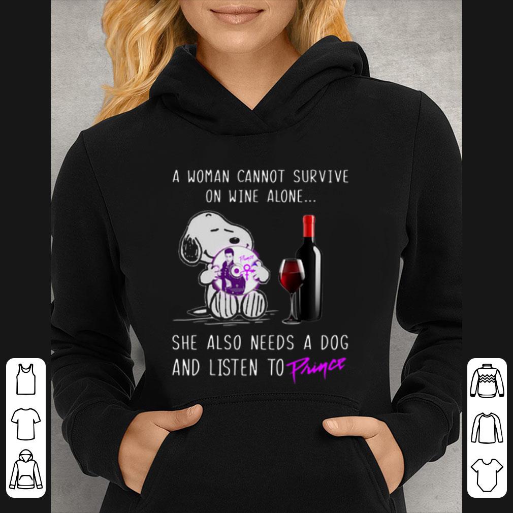 Official Snoopy a woman cannot survive on wine alone needs a dog Prince shirt 8d3086e6 official snoopy a woman cannot survive on wine alone needs a dog prince shirt 4 - Official Snoopy a woman cannot survive on wine alone needs a dog Prince shirt