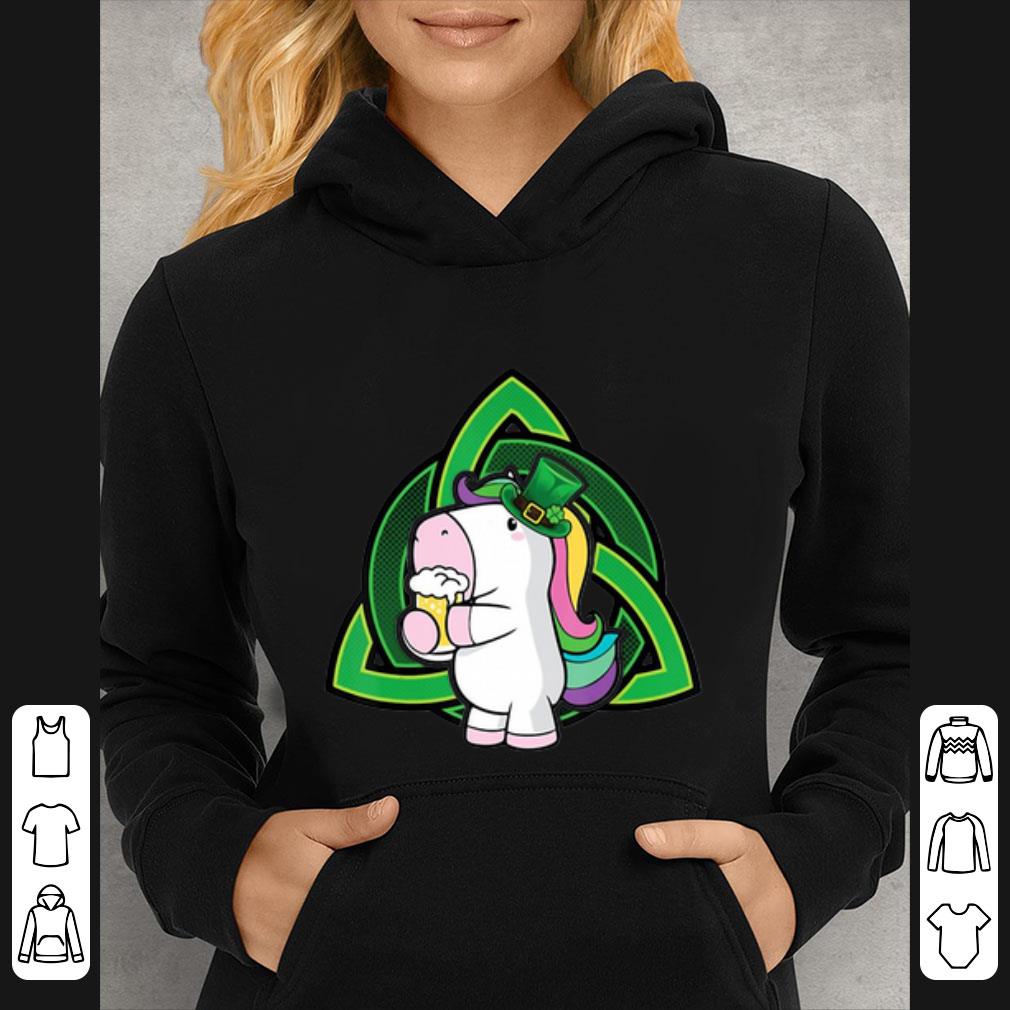 a886f154 great unicorn with rainbow hair and beer saint patrick s day shirt 4 - Great Unicorn With Rainbow Hair And Beer Saint Patrick’s Day shirt