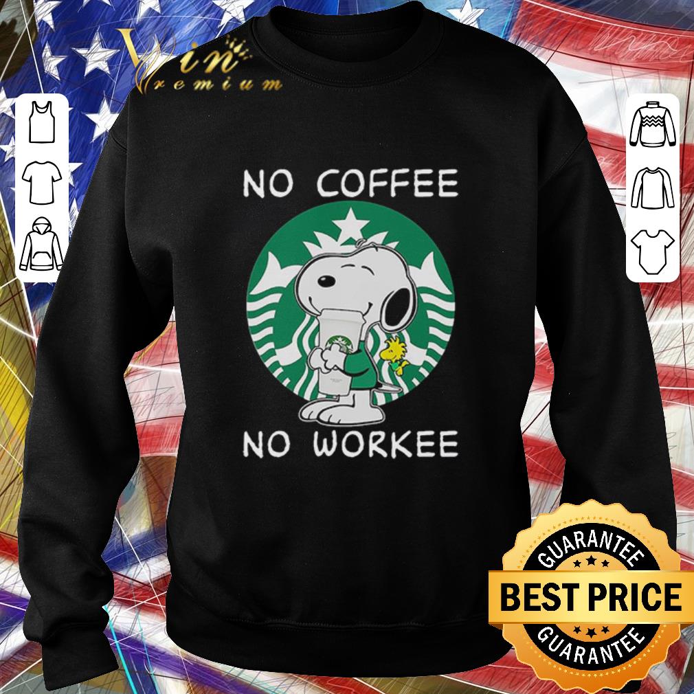 e8eec5c2 original snoopy hug coffee and woodstock no coffee no workee shirt 4 - Original Snoopy Hug Coffee And Woodstock No Coffee No Workee shirt