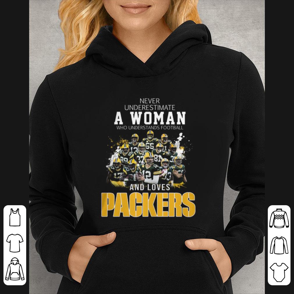 Top Never underestimate a woman who understands Green Bay Packers shirt ef9479c0 top never underestimate a woman who understands green bay packers shirt 4 - Top Never underestimate a woman who understands Green Bay Packers shirt