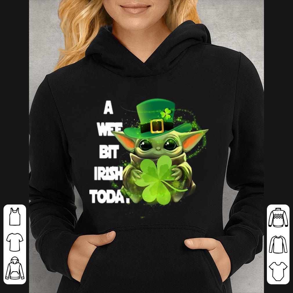 f00631be top baby yoda hug shamrock a wee bit irish today st patrick s day shirt 4 - Top Baby Yoda Hug Shamrock A Wee Bit Irish Today St. Patrick's Day shirt