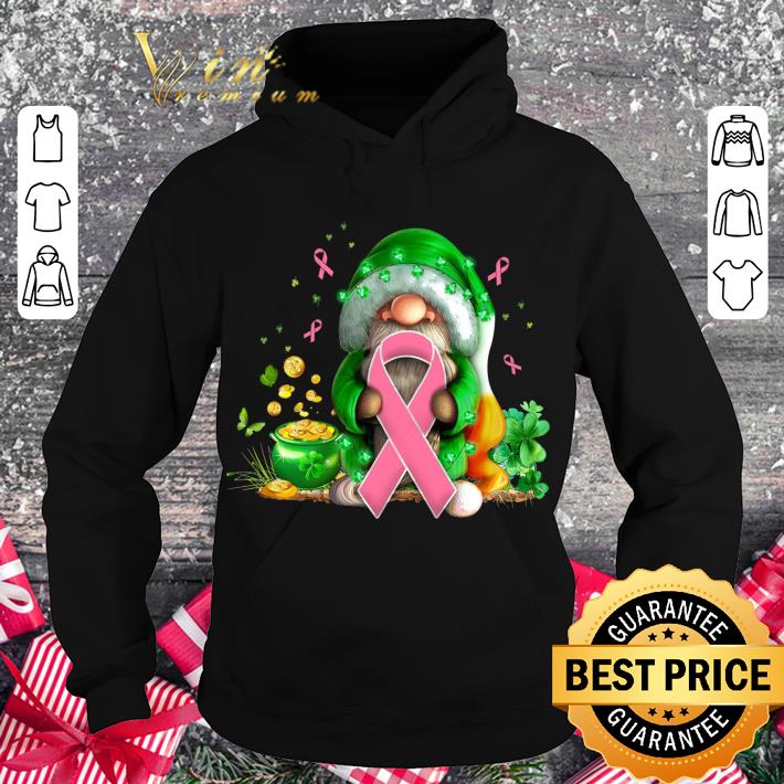 Best Gnome Breast Cancer Awareness St. Patrick's day shirt 0b2f8c66 gnome breast cancer awareness st patrick s day shirt 4 - Best Gnome Breast Cancer Awareness St. Patrick's day shirt