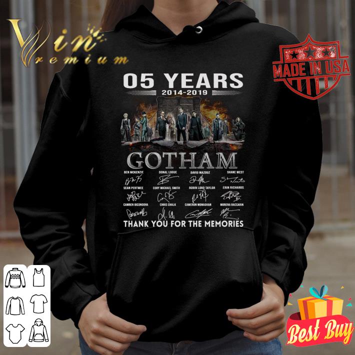 2c868a0c all character gotham 05 years 2014 2019 signatures shirt 4 - Original All character Gotham 05 years 2014-2019 signatures shirt