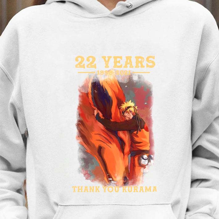 498342ef naruto 22 years 1998 2021 thank you kurama anime shirt 4 - Official Naruto 22 years 1998-2021 Thank You Kurama Anime shirt