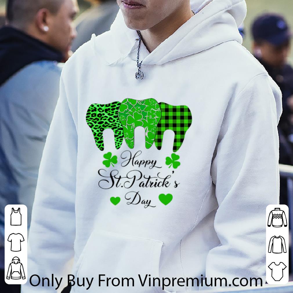 4a9710f3 awesome shamrock tooth happy st patrick s day shirt 4 - Awesome Shamrock Tooth Happy St. Patrick’s Day shirt