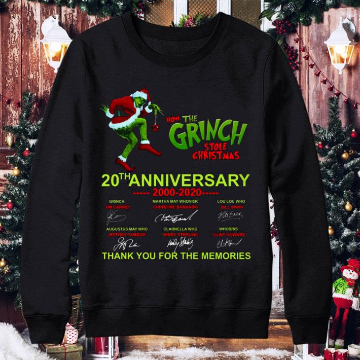 Hot How The Grinch Stole Christmas 20th Anniversary 2000-2020 Signatures shirt 52e2ba2c how the grinch stole christmas 20th anniversary 2000 2020 signatures shirt 4 - Hot How The Grinch Stole Christmas 20th Anniversary 2000-2020 Signatures shirt