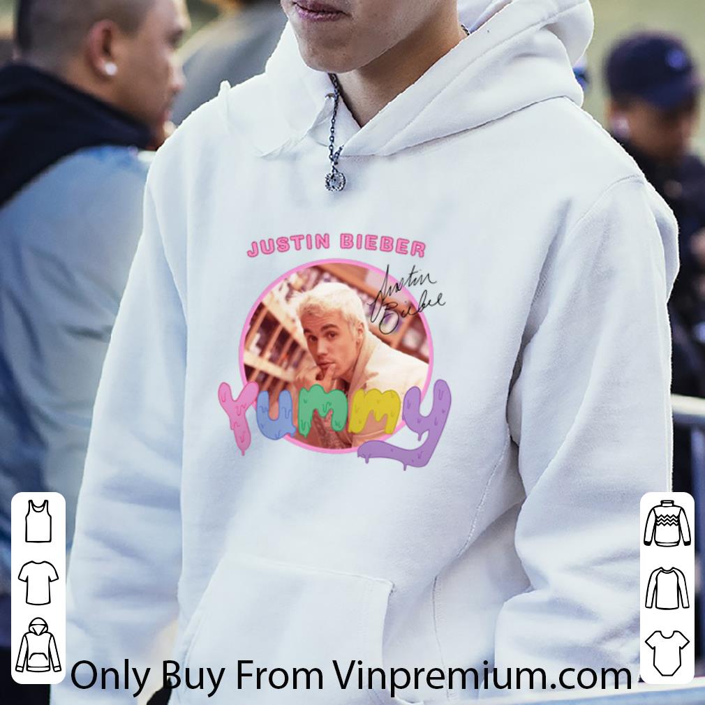 71cc85e3 official new songs justin bieber yummy signature shirt 4 - Official New songs Justin Bieber Yummy signature shirt