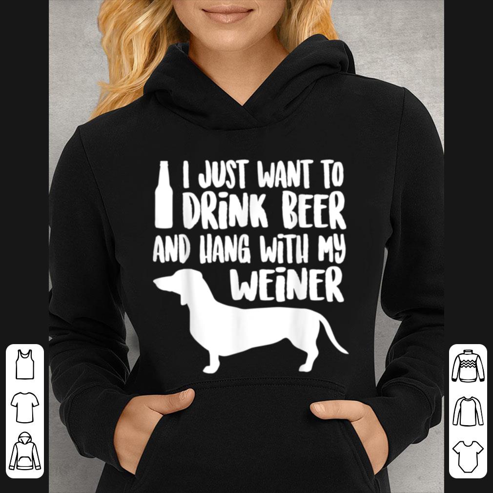 ab875794 top weiner dog tshirt drink beer hang with my weiner t shirt 4 - Top Weiner Dog Tshirt Drink Beer & Hang With My Weiner T- shirt
