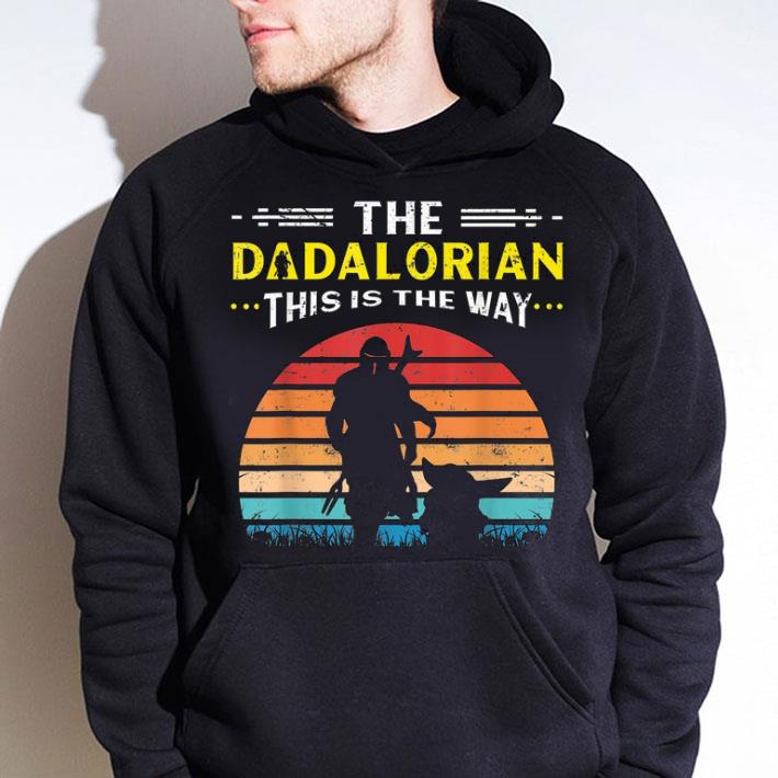 b9a1c072 the mandalorian and baby yoda dadalorian this is the way vintage shirt 4 - Original The Mandalorian And Baby Yoda Dadalorian This Is The Way Vintage Shirt