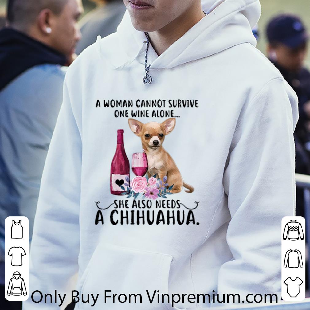 Top A Woman Cannot Survive On Wine Alone She Also Needs A Chihuahua shirt bb2cda91 top a woman cannot survive on wine alone she also needs a chihuahua shirt 4 - Top A Woman Cannot Survive On Wine Alone She Also Needs A Chihuahua shirt