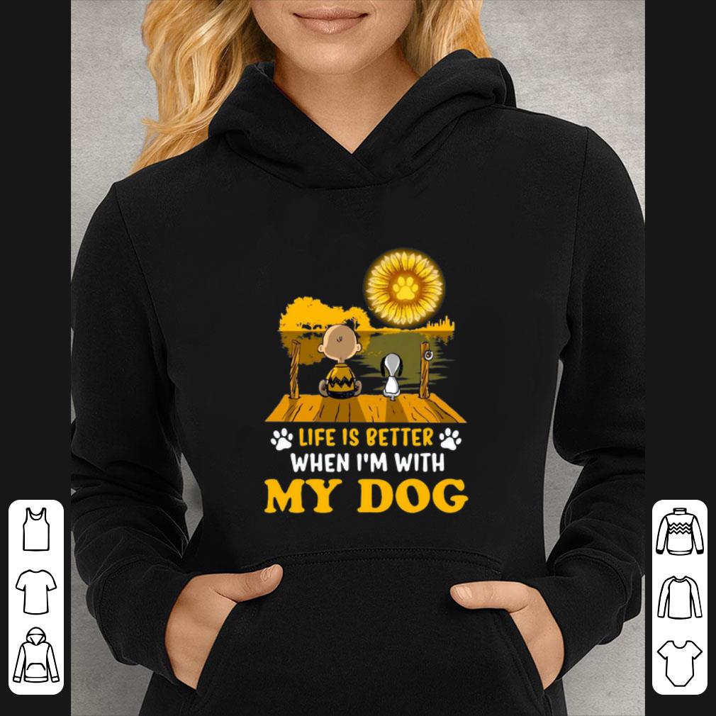 Hot Snoopy And Charlie Brown Life Is Better When I’m With My Dog Sunflower shirt c141a463 hot snoopy and charlie brown life is better when i m with my dog sunflower shirt 4 - Hot Snoopy And Charlie Brown Life Is Better When I’m With My Dog Sunflower shirt