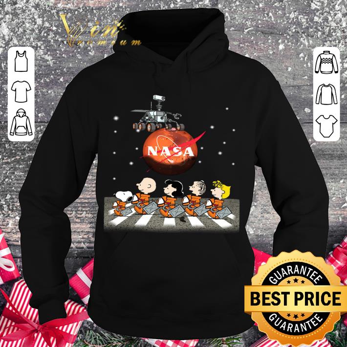 96566752 nasa mars landing snoopy and charlie brown abbey road peanuts characters shirt 4 - Funny NASA Mars Landing Snoopy And Charlie Brown Abbey Road Peanuts Characters Shirt