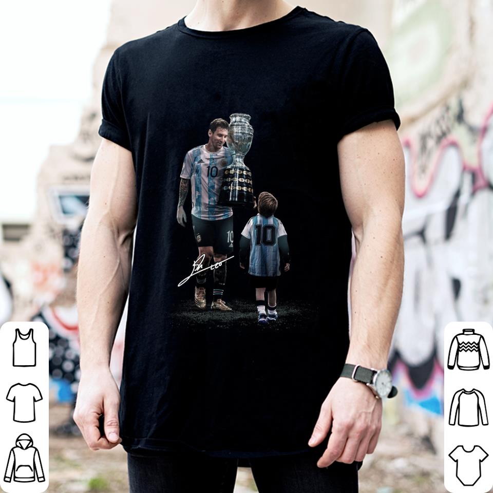 Premium Father's day Cup Copa America Lionel Messi And Son Signature Shirt, Argentina Champion Father s day Cup Copa America Lionel Messi And Son Signature Shirt Argentina Champion 2 - Premium Father's day Cup Copa America Lionel Messi And Son Signature Shirt, Argentina Champion