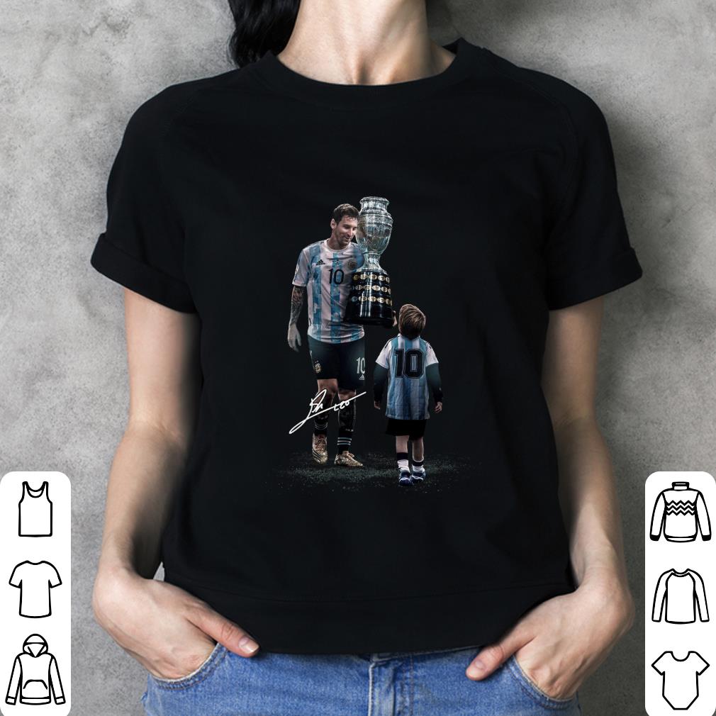 Premium Father's day Cup Copa America Lionel Messi And Son Signature Shirt, Argentina Champion Father s day Cup Copa America Lionel Messi And Son Signature Shirt Argentina Champion 3 - Premium Father's day Cup Copa America Lionel Messi And Son Signature Shirt, Argentina Champion