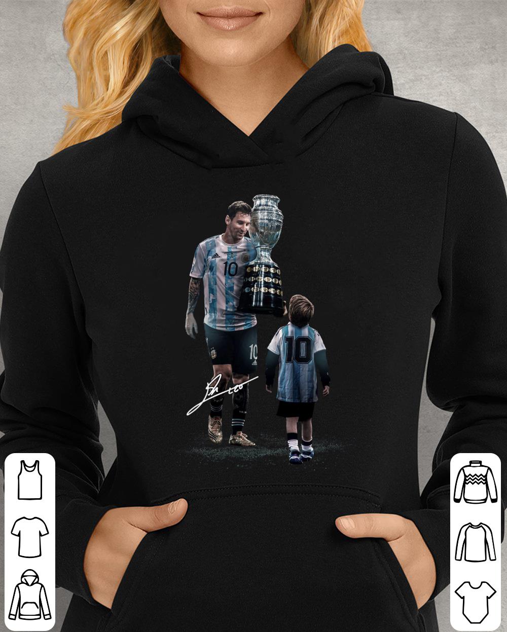 Premium Father's day Cup Copa America Lionel Messi And Son Signature Shirt, Argentina Champion Father s day Cup Copa America Lionel Messi And Son Signature Shirt Argentina Champion 4 - Premium Father's day Cup Copa America Lionel Messi And Son Signature Shirt, Argentina Champion