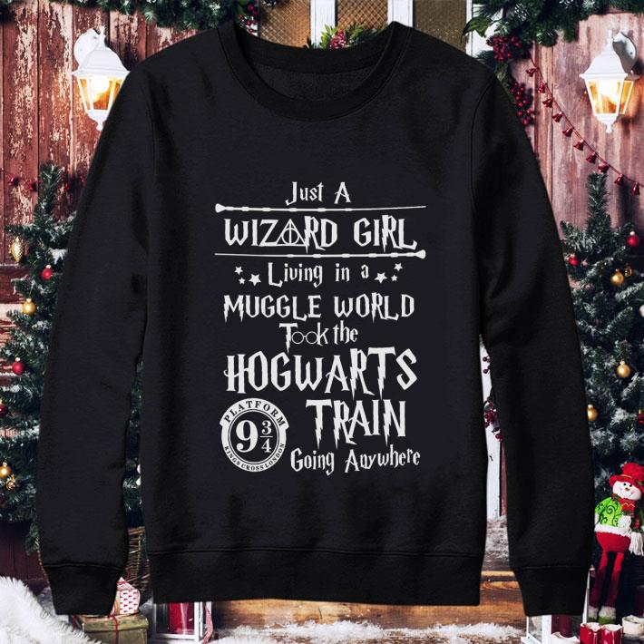 Official Just a Wizard girl living in a muggle world took the Hogwarts train going anywhere shirt, Harry Potter Just a Wizard girl living in a muggle world took the Hogwarts train going anywhere shirt Harry Potter 4 - Official Just a Wizard girl living in a muggle world took the Hogwarts train going anywhere shirt, Harry Potter