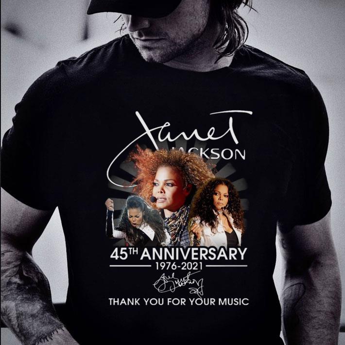 Funny 45th anniversary 1976-2021 Janet Jackson Signature Thank Memories shirt 45th anniversary 1976 2021 Janet Jackson Signature Thank Memories shirt 2 - Funny 45th anniversary 1976-2021 Janet Jackson Signature Thank Memories shirt