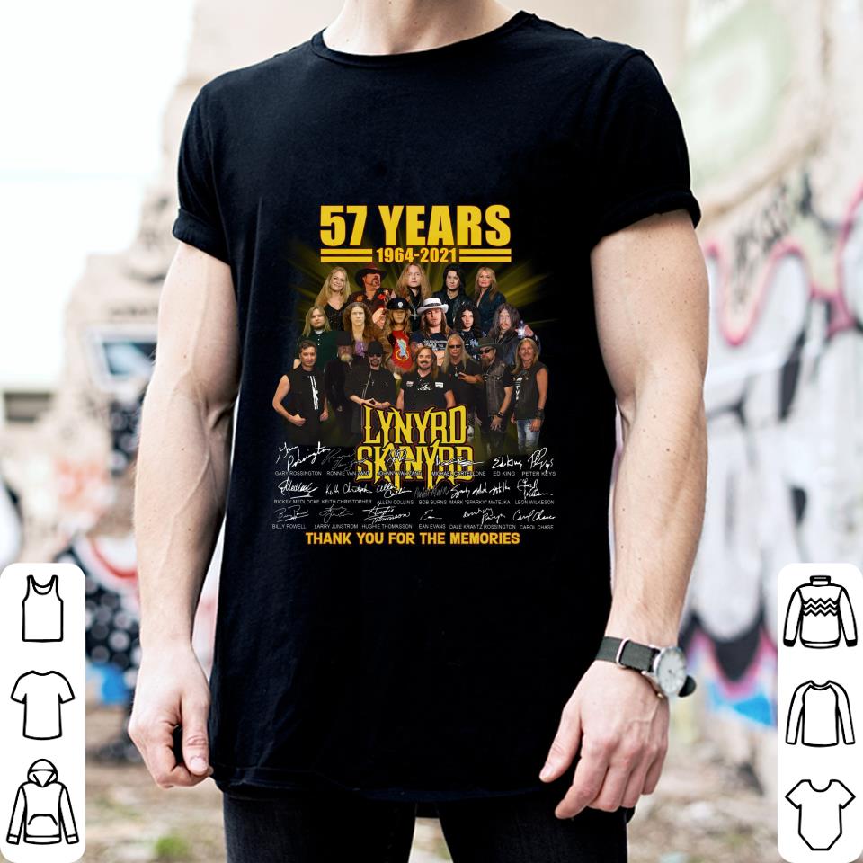 Best 57 Years of Lynyrd Skynyrd Band Rock 1964-2021 Signatures Thank You For The Memories Shirt 57 Years of Lynyrd Skynyrd Band Rock 1964 2021 Signatures Thank You For The Memories Shirt 2 - Best 57 Years of Lynyrd Skynyrd Band Rock 1964-2021 Signatures Thank You For The Memories Shirt