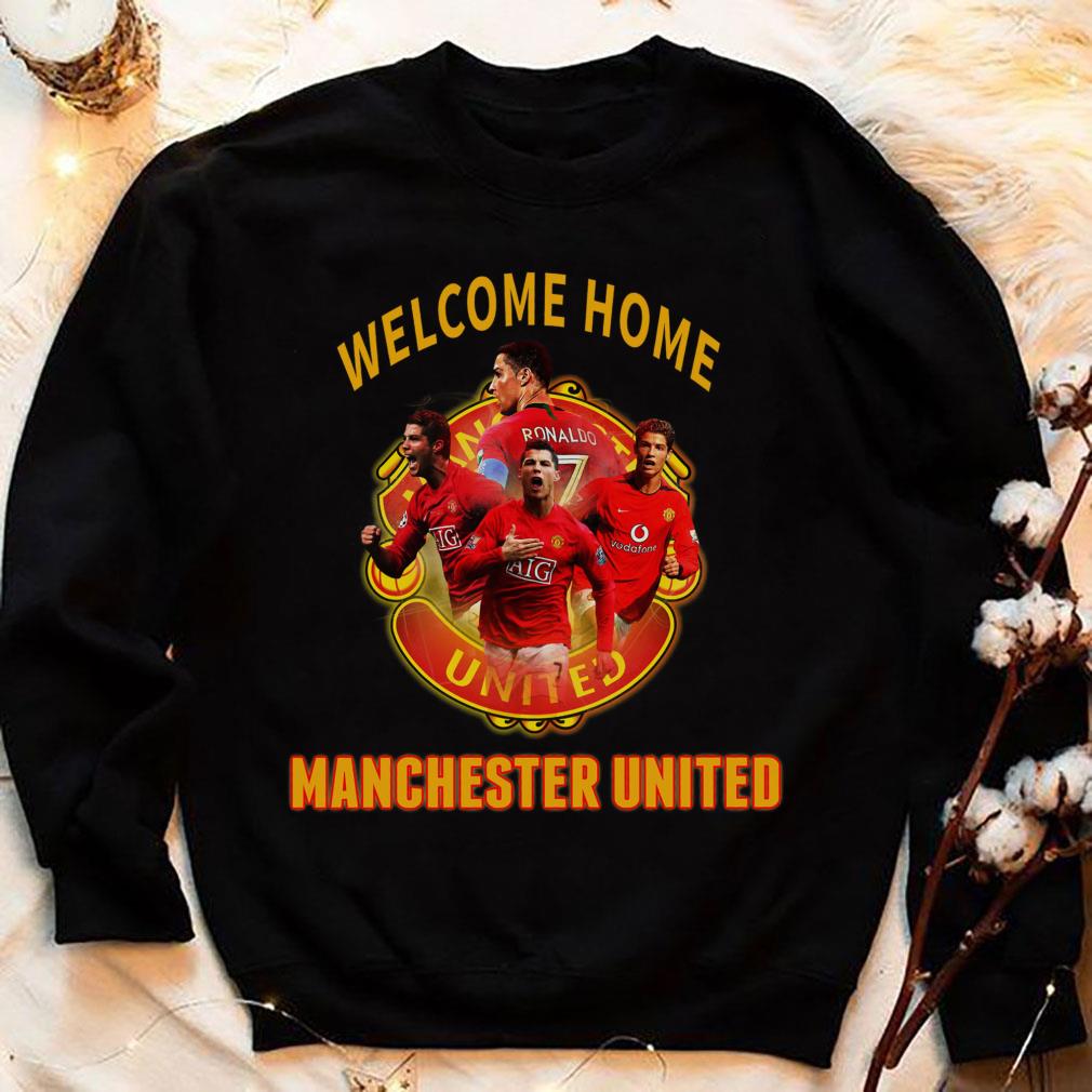 Hot CR7 Cristiano Ronaldo Welcome Home Manchester United FC Signature Shirt CR7 Cristiano Ronaldo Welcome Home Manchester United FC Signature Shirt 4 - Hot CR7 Cristiano Ronaldo Welcome Home Manchester United FC Signature Shirt