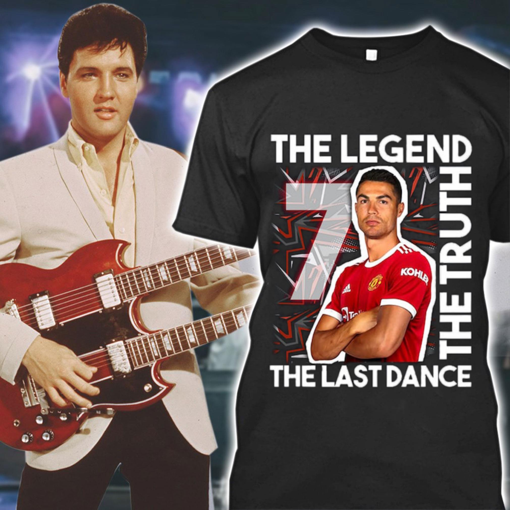 Awesome CR7 The Legend The Truth The Last Dance Cristiano Ronaldo Manchester United Shirt