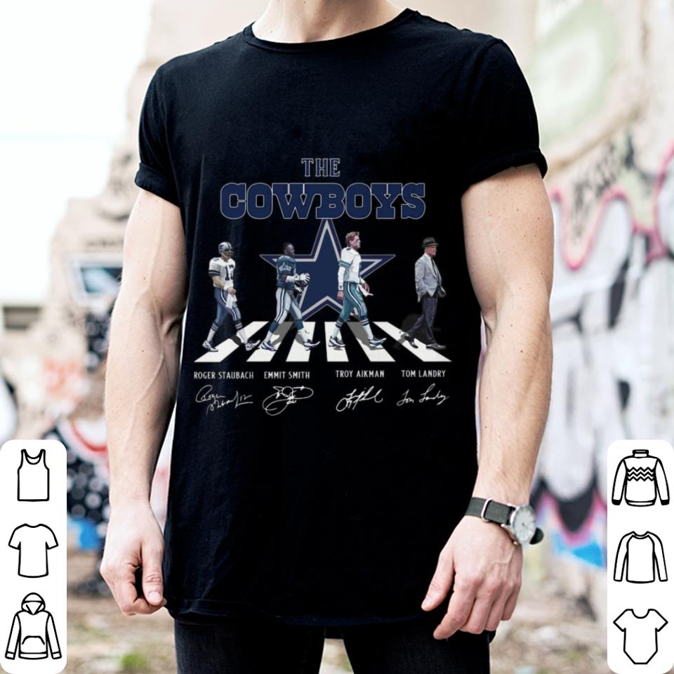 Awesome Dallas Cowboys The Cowboys Abbey Road Signatures Tom Landry Shirt Dallas Cowboys The Cowboys Abbey Road Signatures Tom Landry Shirt 2 - Awesome Dallas Cowboys The Cowboys Abbey Road Signatures Tom Landry Shirt