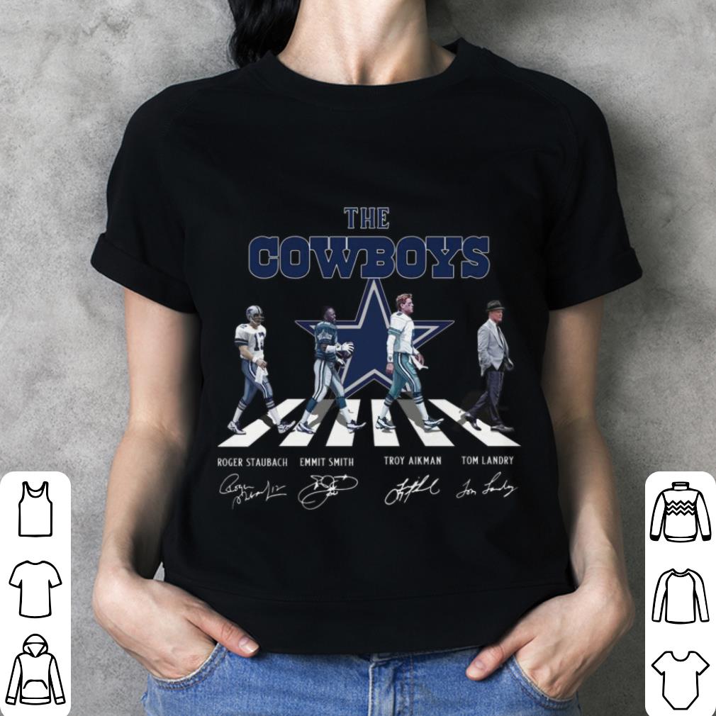 Awesome Dallas Cowboys The Cowboys Abbey Road Signatures Tom Landry Shirt Dallas Cowboys The Cowboys Abbey Road Signatures Tom Landry Shirt 3 - Awesome Dallas Cowboys The Cowboys Abbey Road Signatures Tom Landry Shirt