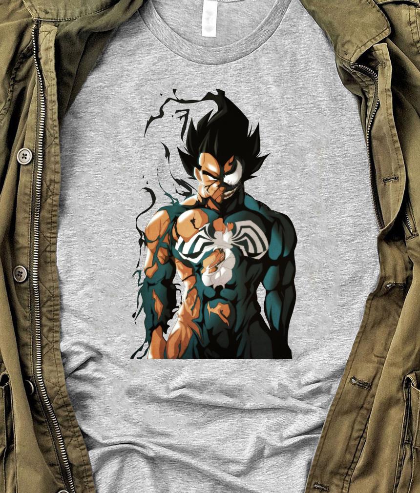 Original Dragon Ball Vegeta mashup Venom Marvel shirt Dragon Ball Vegeta mashup Venom Marvel shirt 1 - Original Dragon Ball Vegeta mashup Venom Marvel shirt