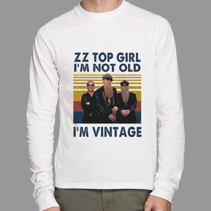 Premium Dusty Hill ZZ Top Girl I'm Not Old I'm Vintage Shirt Dusty Hill ZZ Top Girl I m Not Old I m Vintage Shirt 2 - Premium Dusty Hill ZZ Top Girl I'm Not Old I'm Vintage Shirt